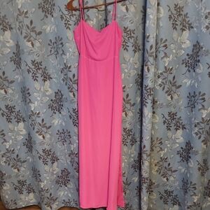 Superdown Vibrant Pink Maxi Dress